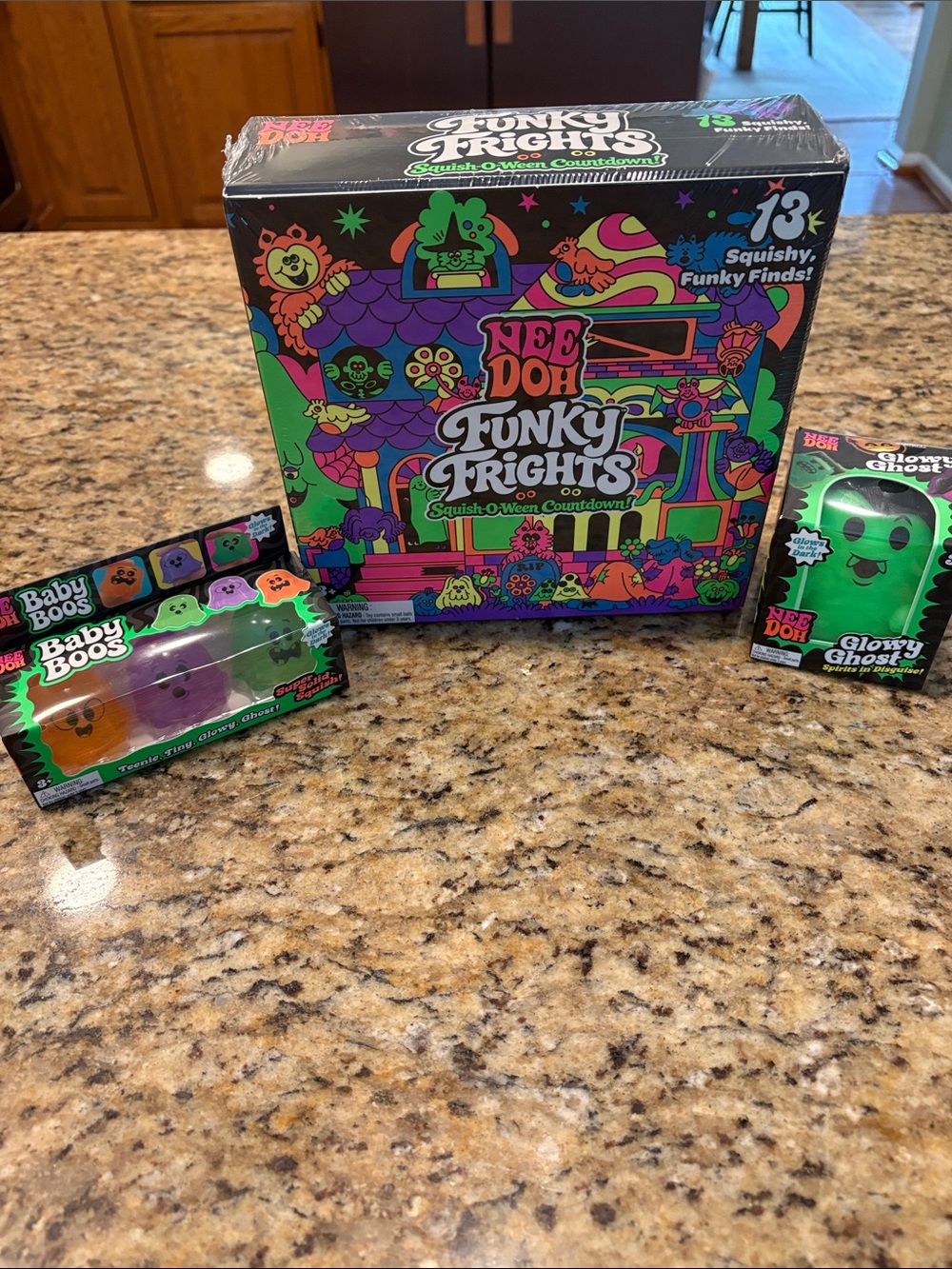 Needoh Halloween bundle Funky Frights Kids glowy ghost and baby boos